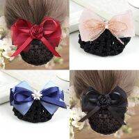 Korean Fashion Professional Headwear Nurse Flight Attendant Working Twist Hair Bag Bowknot Hairpin Exquisite Hair Accessories