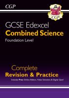 หนังสืออังกฤษใหม่ New GCSE Combined Science Edexcel Foundation Complete Revision &amp; Practice w/Online Ed,Videos&amp;Quizzes
