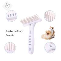 White Rake Comb for Dogs Brush Short Long Hair Fur Shedding Remove Cat Dog Brush Grooming Tools Pet Dog Supplies