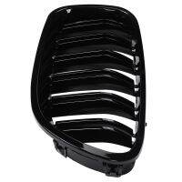 Grill Grille Gloss Black Kidney Sport สำหรับ BMW F18 F02 F11 M5 10-15 Dual Slat