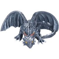 Garden Big Squatting Dragon Sculpture Statue Garden Dragon Sculpture Halloween Outdoor Gothic Decor