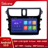 Seicane - Android 10.0 HDหน้าจอสัมผัส 9 นิ้วหัวหน้าหน่วยบลูทูธจีพีเอสนำทางวิทยุสำหรับ 2015 2016 2017 2018 Suzuki Celerioด้วยAUXสนับสนุนOBD2 SWC Carplay