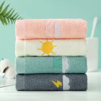 ✇ Baby Cotton Towel Lovely Cartoon Soft Facecloth Bath Towel Soft Newborn Washcloth Kid Hand Towel High-absorbent Towel