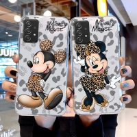 Mickey Minnie Couple Cute For Samsung Galaxy A73 A52S A72 A71 A54 A52 A22 A12 A32 A21S 4G 5G Transparent Soft Phone Case Fundas Phone Cases