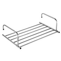 Clothes Airer Stainless Steel Cloth Drying Rack Folding Clothes Hanger With 360 Degree Rotation Balcony Airer For Home Supplies