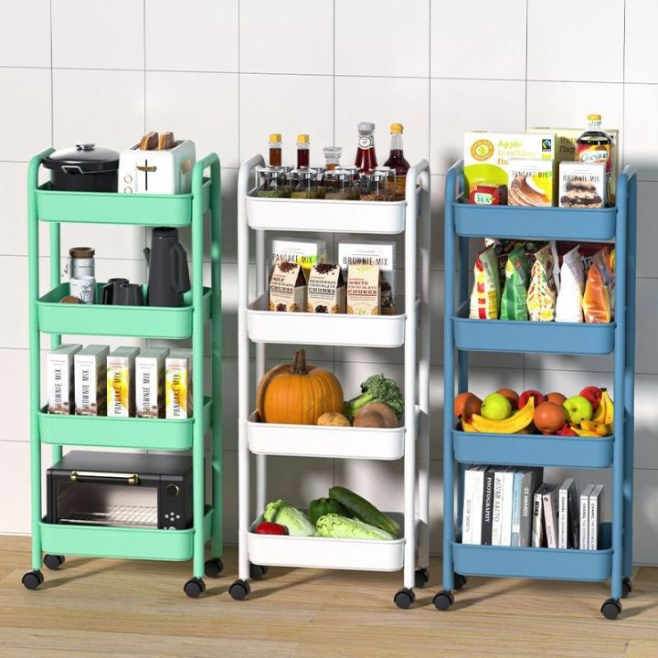 cod-small-trolley-floor-kitchen-bathroom-mobile-snacks-baby-toilet-multi-layer-bedside-storage