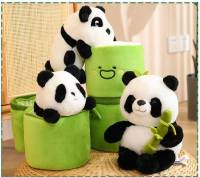 TIKTOK Panda Doll Hugging Bamboo Transforming Plush Toy Bamboo Panda Doll Cloth Girl Gift 25/30cm