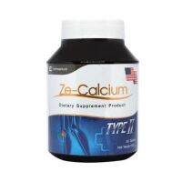 ของแท้100% ZE-Calcium ZE Calcium Type II 30s./ 90เม็ด แคลเซียม คอลลาเจนไทพ์ทู ปกป้องเนื้อเยื่อของกระดูกและกระดูกอ่อน