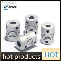 OVICTER 4pcs/lot D19L25 CNC Motor Jaw Shaft Coupler Flexible Coupling wholesale Dropshipping 3/4/5/6/6.35/7/8/10mm