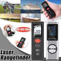 ZZOOI 40/60/80m Mini Laser Rangefinde Portable Telemetre Diastimeter Smart Digital Laser Range Finder Charging Laser Distance Meter