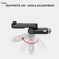 เครื่องชาร์จโทรศัพท์เครื่องเล่นเพลงในรถยนต์180 ° ตัวชาร์จปรับสัญญาณ FM สำหรับมาร์ทโฟนและแท็บเล็ต