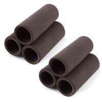 6 Pcs Brown Ceramic Shelters - Shrimp Habitat, Breeding Tube, Hiding Cave