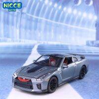 Nicce 1:32 Nissan Skyline ราคา GTR R35รถของเล่นจำลองแบบหล่อโมเดลรถเหล็กดึงถอยหลังสำหรับ A304 Kids Toys