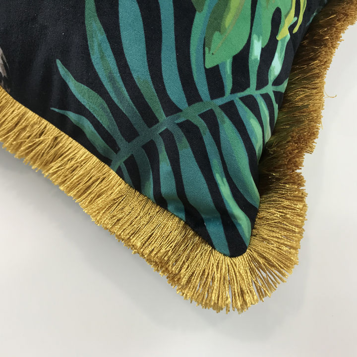 essie-home-tropical-animal-pattern-jaguar-leopard-digital-print-velvet-cushion-cover-pillow-case-with-gold-tassel