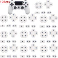 10Sets/5/1 Set Silicone Conductive Rubber Pads for PS4 Controller, Buttons Repair Replacement Part for PS 4