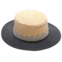 Trend Hats Men And Women Summer Straw Visor Seaside Vacation Color Matching Straw Flat Straw Hat Bright Diamond Hat Travel Beach Hat