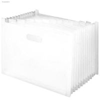 ✾❦☽ White Folder Multi-layer Document Bag File Expanding Paper Portable Plastic Student