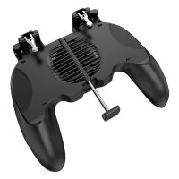 Suitable for PUBG Mobile Gamepad Controller Trigger Button Shooter Joystick, Suitable for H13 Gamepad Joystick, with Cooling Fan and Mobile Power