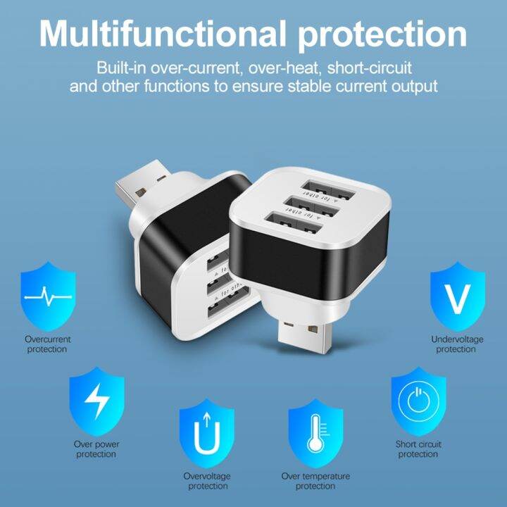 ที่ชาร์จเร็วฮับ2-0-usb-1-4ชิ้นตัวขยาย-usb-3พอร์ตที่พ้วง-usb-ตัวแยกสัญญาณ-usb-ตัวแยกสัญญาณสำหรับแล็ปท็อปและพีซีและ-lenovo