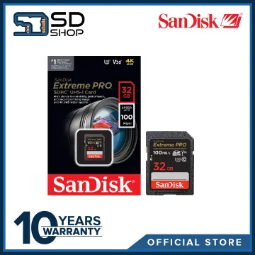  SanDisk 32GB Extreme Pro SDSDXXO-032G-GN4IN SDHC Memory Card  C10 U3 V30 UHS-I