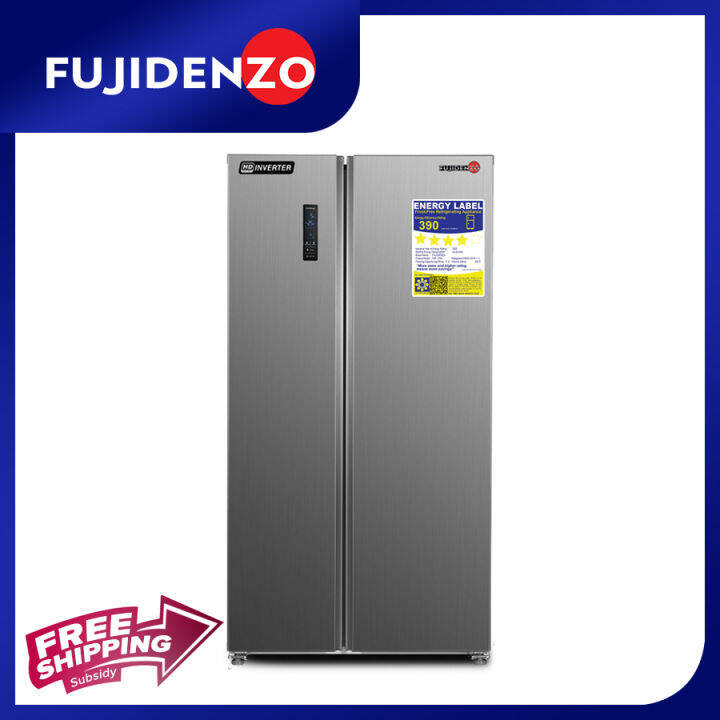 Fujidenzo 17 cu. ft. HD Inverter Side by Side Refrigerator ISR17 SS