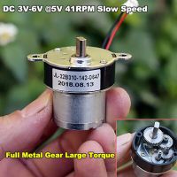 【✴COD✴】 c4kya7 กล่องเกียร์โลหะขนาดเล็ก32มม. 310มอเตอร์เกียร์ Dc 3V 5V 6V 50Rpm Motor Listrik ความสูงความเร็วต่ำของเล่น Diy