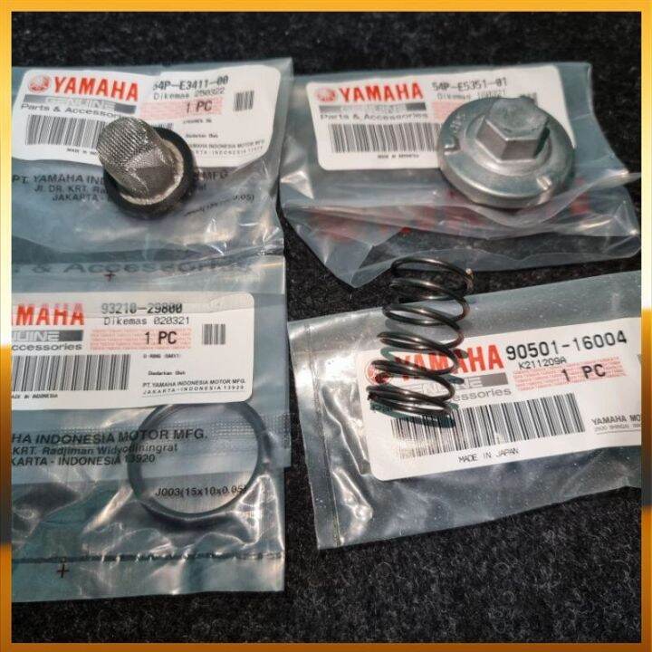 Yamaha Genuine Drain Plug Set (54P) Aerox V1 V2 Nmax V2 M3 MSi 125 ETC