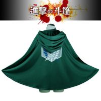 Anime Shingeki no Kyojin Cloak Cape Clothes Cosplay Attack on Titan Costume