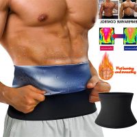 【YF】 Waist Trainer Trimmer Sweat Belt Band for Men Lower Belly Fat Sauna Slimming Suit Workout Shaper