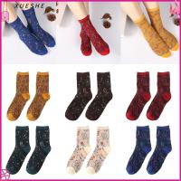 XUESHE Christmas Gifts Breathable Spring Autumn Floral pattern Flower Print Stocking Cotton Socks