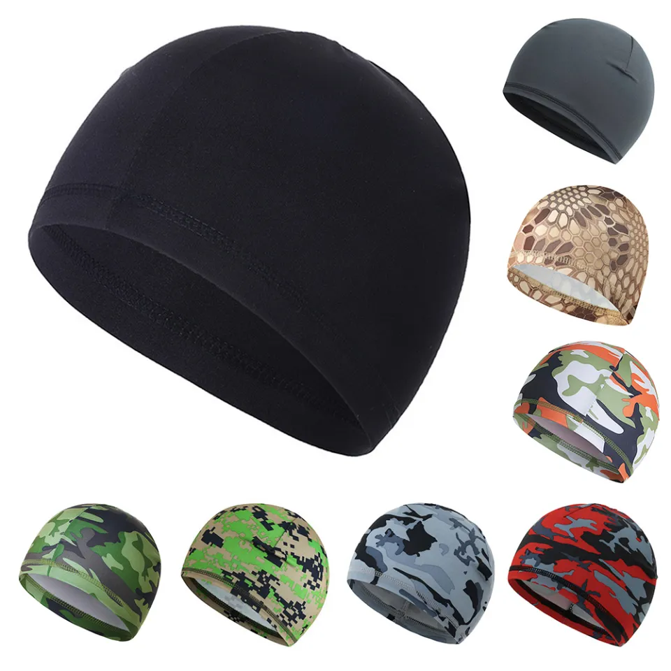 Helmet Liner Sweat Wicking Skull Cap Beanie. Ultimate Performance Moisture Wicking. Fits Under Helmets