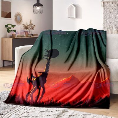 （in stock）Game enthusiasts blanket Horizon Zero Dawn game throw blanket Selimut Bulu adult baby blanket game gift blanket（Can send pictures for customization）