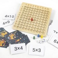 【CC】♠♝㍿  Multiplication Board Game  Kids Educational Math Counting Hundred Interactive Thinking