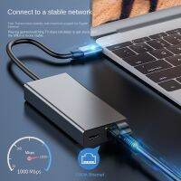 Multi-functional Type-C Docking Station Dual USB  Ethernet Port PD Fast Charging  Usb Hub  Laptops  Usb Extension Hub USB Hubs