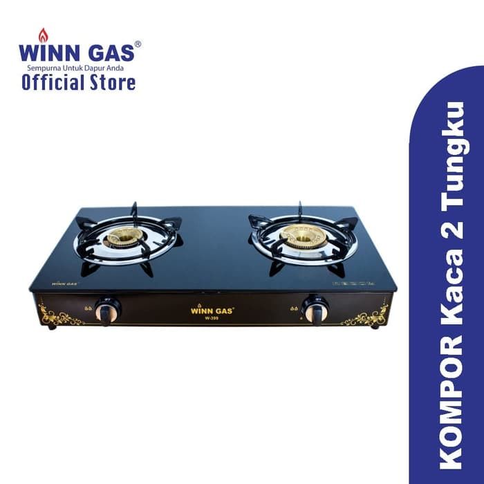 Jual Winn Gas W888 Glass Kompor Gas 2 Tungku di Seller Barat Daya