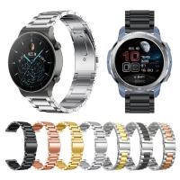 สายนาฬิกาสเตนเลสสตีลสำหรับ HUAWEI WATCH GT 3 2 42มม. 46มม. Pro GT2E สำหรับ Honor GS Pro/es