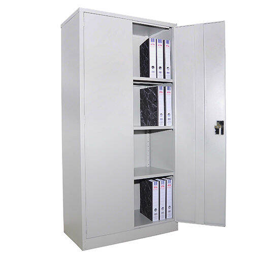 (JB Delivery Only) Full Height Steel Swinging Door Cupboard Steel