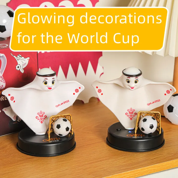 Unique Kitchen Store Qatar Football World Cup Mascot Action Figures