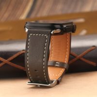 For Apple Watch Band 44mm 49 45 41 40 42 38mm Leather Bracelet Apple Watch Ultra 8 7 6 5 4 3 SE Watch Strap for iWatch