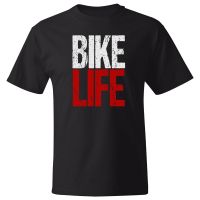 Bike Life Tshirt Quality Black Tee Motorcycles Bmx Bikes Mens Shortsleeved Fitness Clothing Tee Gildan