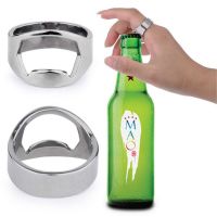 ☊₪¤ Portable Ring Bottle Opener Kitchen Stainless Steel Beer Bottle Opener Colorful Finger Bottle Opener for Party Kitchen Gadgets