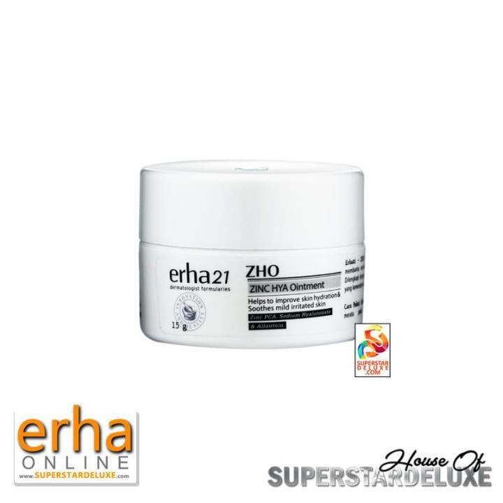 Erha ZHO / Zinc HYA Ointment Mempercepat Penyembuhan Luka Lazada