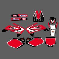 卐☋✗ Motorcycle Graphic Brackgrounds Decal Sticker Kits For Honda CRF150R CRF 150 R 2007 2008 2009 2010 2012 Customize Protector