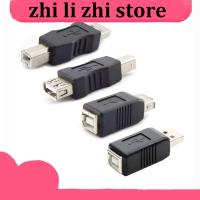 zhilizhi Store USB 2.0 Female to USB Type A Type B Male to Male Female to  Male Black Adapter Electronics Converter Connector