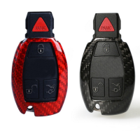 ทีคาร์บอน เคสกุญแจ งานคาร์บอน เบนซ์ แต่งกุญแจ T-Carbon Carbon Fiber Car Key Cover for Mercedes Benz W204 W205 W212 A B C E CLA45 W176 W117 C63 A45 X156 E63