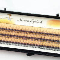 【☄New Arrival☄】 bu3797 ขนตาปลอมหางปลาแบบเกาหลีล่าสุดขนตาปลอมปลูกต้นไม้แบบสั้นสองชั้นกลางยาว