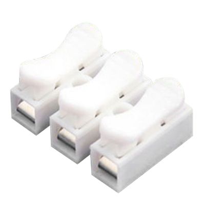 20/10pcs Spring Electrical Connectors Wire Terminal Block Clamp Cable Reusable 3 Way Quick Splice Lock Wire Terminals