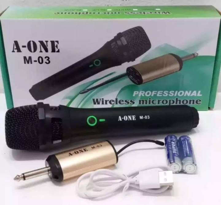 ไมค์ลอยแบบคาดศรีษะ ไมโครโฟนไร้สาย WIRELESS MICROPHONE รุ่น A-ONE M-03