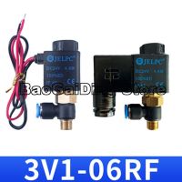 2 Position 3 Way Pneumatic Solenoid Valve 3V1-06RF DC24V DC12V AC220V 1/8" Inch Threaded Joint Valves