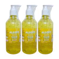 ขายถูก ราคาชนโรงงาน แพ็ค 3 ขวด (450มล/1ขวด) แอลกอฮอล์ แฮนด์เจลคิดส์ ALSOFF GEL KIDS (Food Grade) เจลล้างมือสำหรับเด็ก ไม่ต้องใช้น้ำ กลิ่นกล้วย